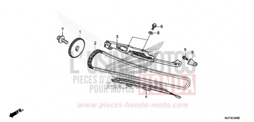CATENA DISTRIBUZIONE/TENDICATENA CTX700AE di 2014